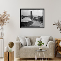 Historic Framed Print, United Clay Products Company, New York Avenue Brickyard, 2801 New York Avenue Northeast, Washington, District of Columbia, DC - 6,  17-7/8" x 21-7/8"