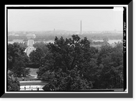 Historic Framed Print, Arlington Memorial Bridge, Spanning Potomac River between Lincoln Memorial &, Washington, District of Columbia, DC - 2,  17-7/8" x 21-7/8"