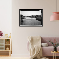 Historic Framed Print, Arlington Memorial Bridge, Spanning Potomac River between Lincoln Memorial &, Washington, District of Columbia, DC - 4,  17-7/8" x 21-7/8"