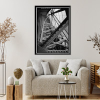 Arlington Memorial Bridge, Spanning Potomac River between Lincoln Memorial &, Washington, District of Columbia, DC - 12, Antique Poster