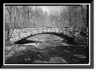 Boulder Bridge, Spanning Rock Creek at Beach Drive, South of Joyce, Washington, District of Columbia, DC, Antique Print
