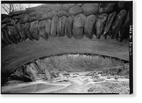 Boulder Bridge, Spanning Rock Creek at Beach Drive, South of Joyce, Washington, District of Columbia, DC - 2, Vintage Wall Art