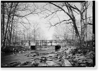 Old Military Road Bridge, Joyce Road spanning Rock Creek, west of intersecti, Washington, District of Columbia, DC - 2 Classic, Vintage Wall Art