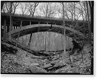Ross Drive Bridge, Spanning Rock Creek at Ross Drive, South of Joyce, Washington, District of Columbia, DC - 2 Classic, Antique Poster