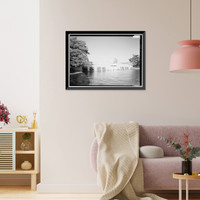 Tidal Reservoir, Inlet Bridge, Ohio Drive, spanning Inlet of Tidal Basin, Washington, District of Columbia, DC, Antique Wall Art