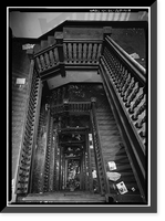 Historic Framed Print, Atlantic Building, 930 F Street, Northwest, Washington, District of Columbia, DC - 8,  17-7/8" x 21-7/8"