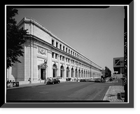 City Post Office, 2 Massachusetts Avenue, Northwest, Washington, District of Columbia, DC - 11, Antique Poster