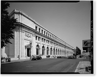 City Post Office, 2 Massachusetts Avenue, Northwest, Washington, District of Columbia, DC - 11, Antique Poster