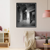 City Post Office, 2 Massachusetts Avenue, Northwest, Washington, District of Columbia, DC - 72, Antique Poster
