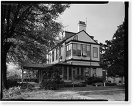 Navy Yard, Commandant's House, Eighth & M Streets Southeast, Washington, District of Columbia, DC - 4 Classic, Historic Print