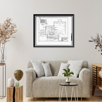 Historic Framed Print, Navy Yard, General Foundry, Navy Yard Annex, Washington, District of Columbia, DC - 20,  17-7/8" x 21-7/8"