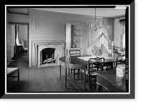 John Dickinson Mansion, Kitts Hummock Road, off State Road 68, 0.3 mile ea, Dover vicinity, Kent County, DE - 13, Historic Print