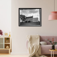 Historic Framed Print, Cedar Tree Lane Farm, Route 8, Route 9 vicinity, Dover vicinity, Kent County, DE,  17-7/8" x 21-7/8"