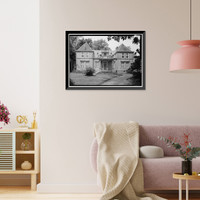 Historic Framed Print, Vogl House, State Road 277, Harrington vicinity, Kent County, DE - 3,  17-7/8" x 21-7/8"