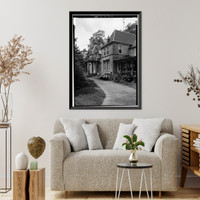 Historic Framed Print, Vogl House, State Road 277, Harrington vicinity, Kent County, DE - 4,  17-7/8" x 21-7/8"