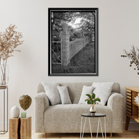 Historic Framed Print, Vogl House, State Road 277, Harrington vicinity, Kent County, DE - 21,  17-7/8" x 21-7/8"