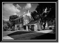 Historic Framed Print, Aspendale, Route 300 (Downs Chapel), Kenton vicinity, Kent County, DE,  17-7/8" x 21-7/8"