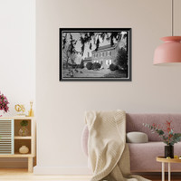 Historic Framed Print, Aspendale, Route 300 (Downs Chapel), Kenton vicinity, Kent County, DE - 7,  17-7/8" x 21-7/8"