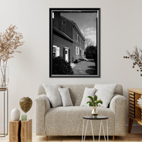 Historic Framed Print, Aspendale, Route 300 (Downs Chapel), Kenton vicinity, Kent County, DE - 8,  17-7/8" x 21-7/8"