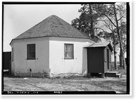 Octagonal School House, Route 9, Little Creek, Kent County, DE, Antique Poster