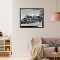 Historic Framed Print, York Seat Farm, Route 9, Little Creek Vicinity, Leipsic vicinity, Kent County, DE - 3,  17-7/8" x 21-7/8"