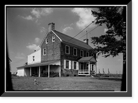 Historic Framed Print, Wheel of Fortune (House), State Route 9, Leipsic vicinity, Kent County, DE - 2,  17-7/8" x 21-7/8"