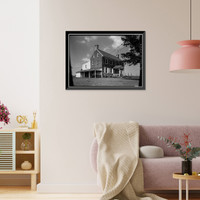 Historic Framed Print, Wheel of Fortune (House), State Route 9, Leipsic vicinity, Kent County, DE - 2,  17-7/8" x 21-7/8"