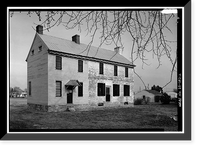 Historic Framed Print, Matthew Lowber House, North Main Street, Magnolia, Kent County, DE - 2,  17-7/8" x 21-7/8"