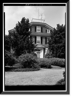 Historic Framed Print, Belmont Hall, Route 13, Smyrna vicinity, Kent County, DE - 4,  17-7/8" x 21-7/8"