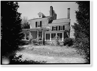 Historic Framed Print, Belmont Hall, Route 13, Smyrna vicinity, Kent County, DE - 5,  17-7/8" x 21-7/8"