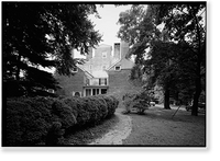 Historic Framed Print, Belmont Hall, Route 13, Smyrna vicinity, Kent County, DE - 7,  17-7/8" x 21-7/8"