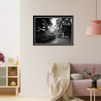 Historic Framed Print, Belmont Hall, Route 13, Smyrna vicinity, Kent County, DE - 7,  17-7/8" x 21-7/8"