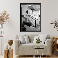 Historic Framed Print, Belmont Hall, Route 13, Smyrna vicinity, Kent County, DE - 11,  17-7/8" x 21-7/8"