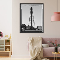 Historic Framed Print, Liston Range Rear Light, County Road 2, Biddles Corner vicinity, New Castle County, DE - 3,  17-7/8" x 21-7/8"
