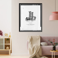 Curtis Paper Mill, Route 72, Newark, New Castle County, DE - 18 Classic, Antique Print