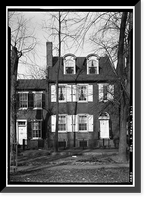George Rodney House & Office, 16 Third Street, New Castle, New Castle County, DE, Vintage Print