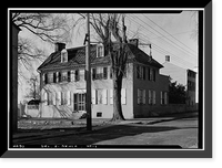 Van Leuvenigh House, 2 The Strand West, New Castle, New Castle County, DE, Historic Print
