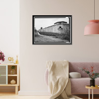 Historic Framed Print, Fort Delaware, Pea Patch Island, Pea Patch Island, New Castle County, DE - 5,  17-7/8" x 21-7/8"