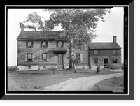 Huguenot House, Route 9, Taylors Corner vicinity, New Castle County, DE, Antique Poster