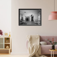 Huguenot House, Route 9, Taylors Corner vicinity, New Castle County, DE - 6, Historic Print