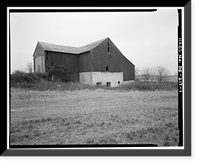 Couper Bank Barn, Road 381, West of U.S. Route 13, Tybouts Corner vicinity, New Castle County, DE, Historic Print