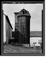 G. Z. Tybout Barn, Route 381 near Route 13, Tybouts Corner vicinity, New Castle County, DE - 2, Antique Poster