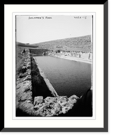 Historic Framed Print, Solomon's Pool - 2,  17-7/8" x 21-7/8"