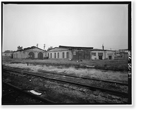 Wilmington & Northern Railroad, Repair Shop, Beech Street, Wilmington, New Castle County, DE, Antique Wall Art