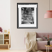 Historic Framed Print, Brandywine Pumping Station, Sixteenth & Market Streets, Wilmington, New Castle County, DE,  17-7/8" x 21-7/8"