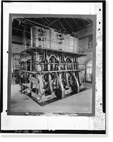 Historic Framed Print, Brandywine Pumping Station, Sixteenth & Market Streets, Wilmington, New Castle County, DE - 2,  17-7/8" x 21-7/8"