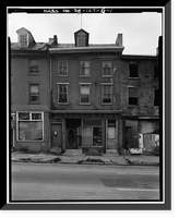 King Street, 200 Block, 216 King Street (Commercial Building), Wilmington, New Castle County, DE, Antique Print