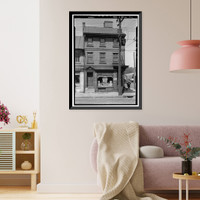 Captain Thomas Mendenhall House, Front & Walnut Streets, Wilmington, New Castle County, DE, Antique Poster