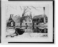 Garrett Snuff Mill, Route 82, Yorklyn, New Castle County, DE - 21, Vintage Print