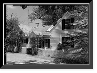Historic Framed Print, Ship Carpenter's House, Main Street, Bethel, Sussex County, DE - 2,  17-7/8" x 21-7/8"